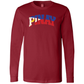 Pinay with Flag Embedded Unisex Jersey Long Sleeve T-Shirt